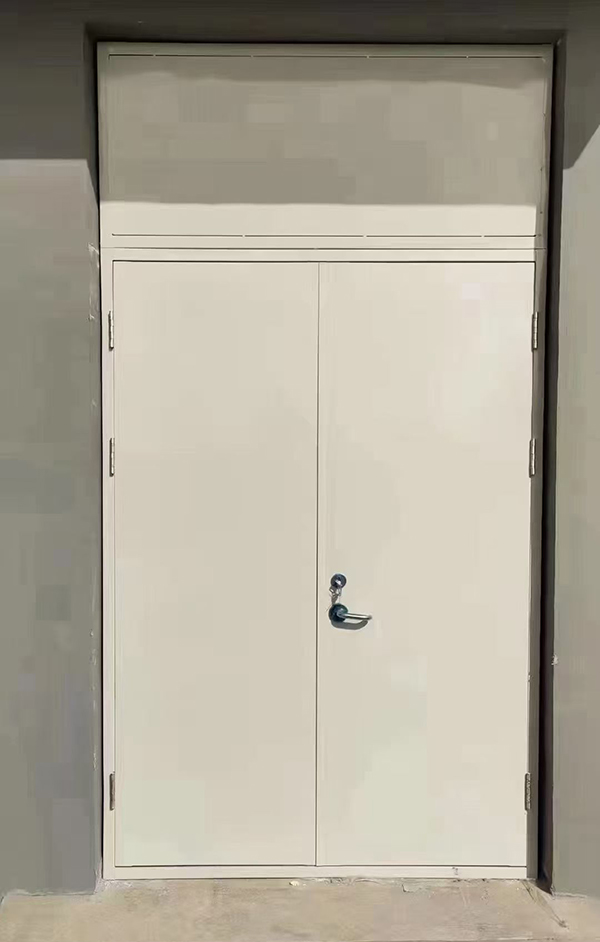 展览馆项目完成大跨度永宁防火门安装